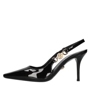 Versace Scarpe con Tacco Nero da donna