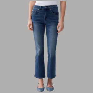 Liu Jo Jeans Flare Cropped Vita Alta, Comfort & Stile Stonewash