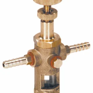 Oliatore contagocce doppio con filetto passo 1/4"